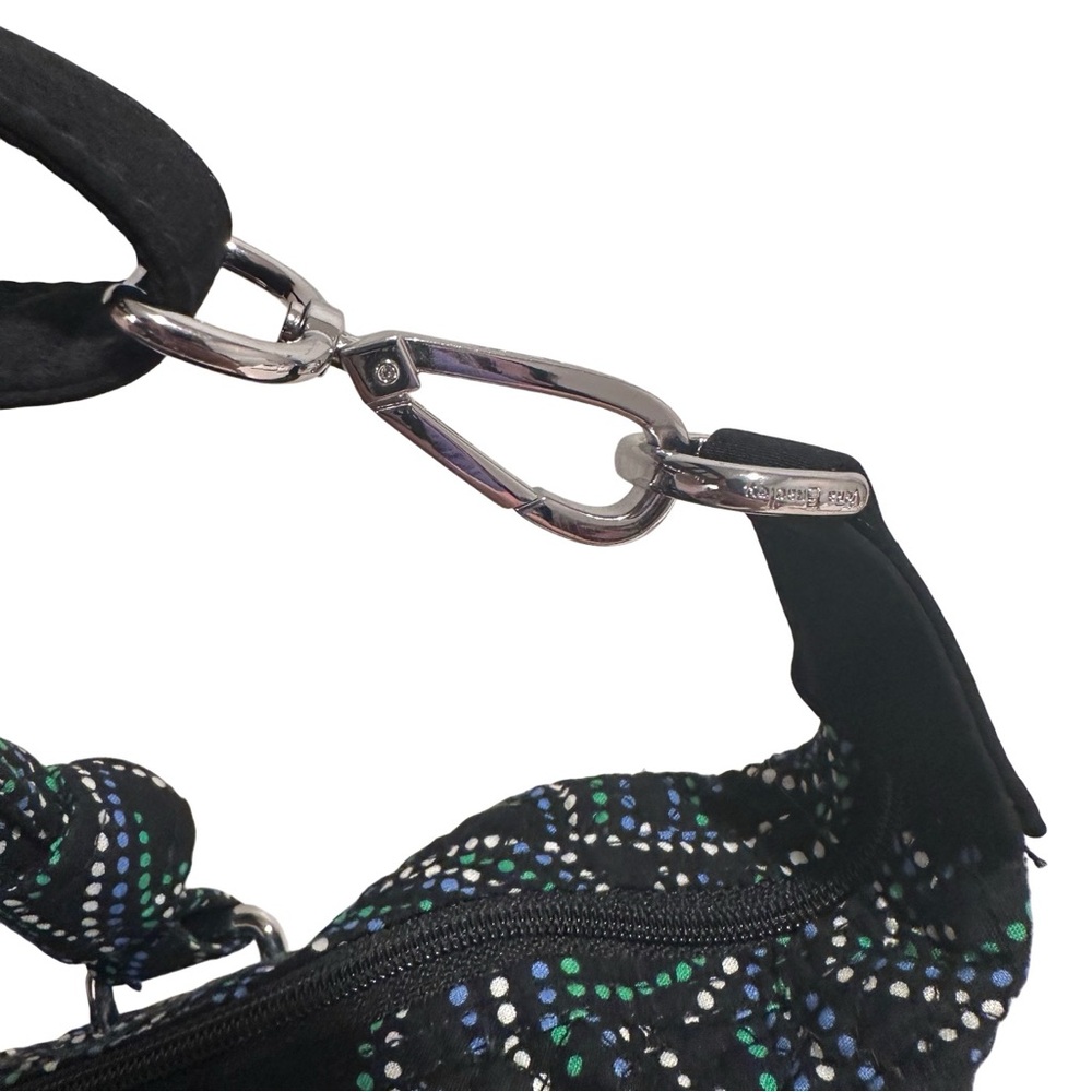 Vera Bradley Perfect Companion Satchel Handbag Adjustable Shoulder Strap Black - Picture 11 of 17